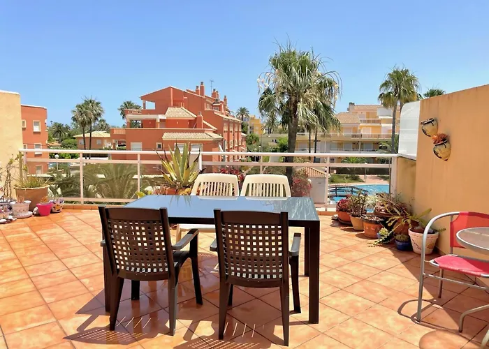 Duplex Luminoso Con Piscina Y Parking En - Es-373-17 * Dénia